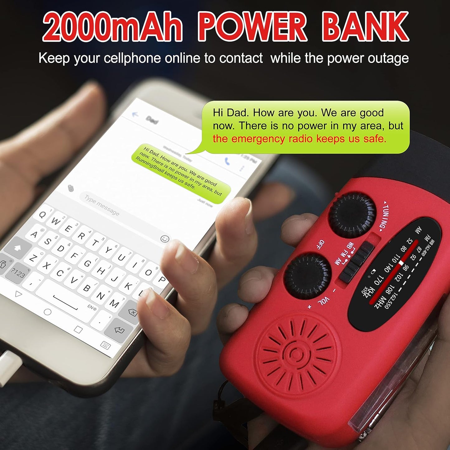 Emergency Hand Crank Radio